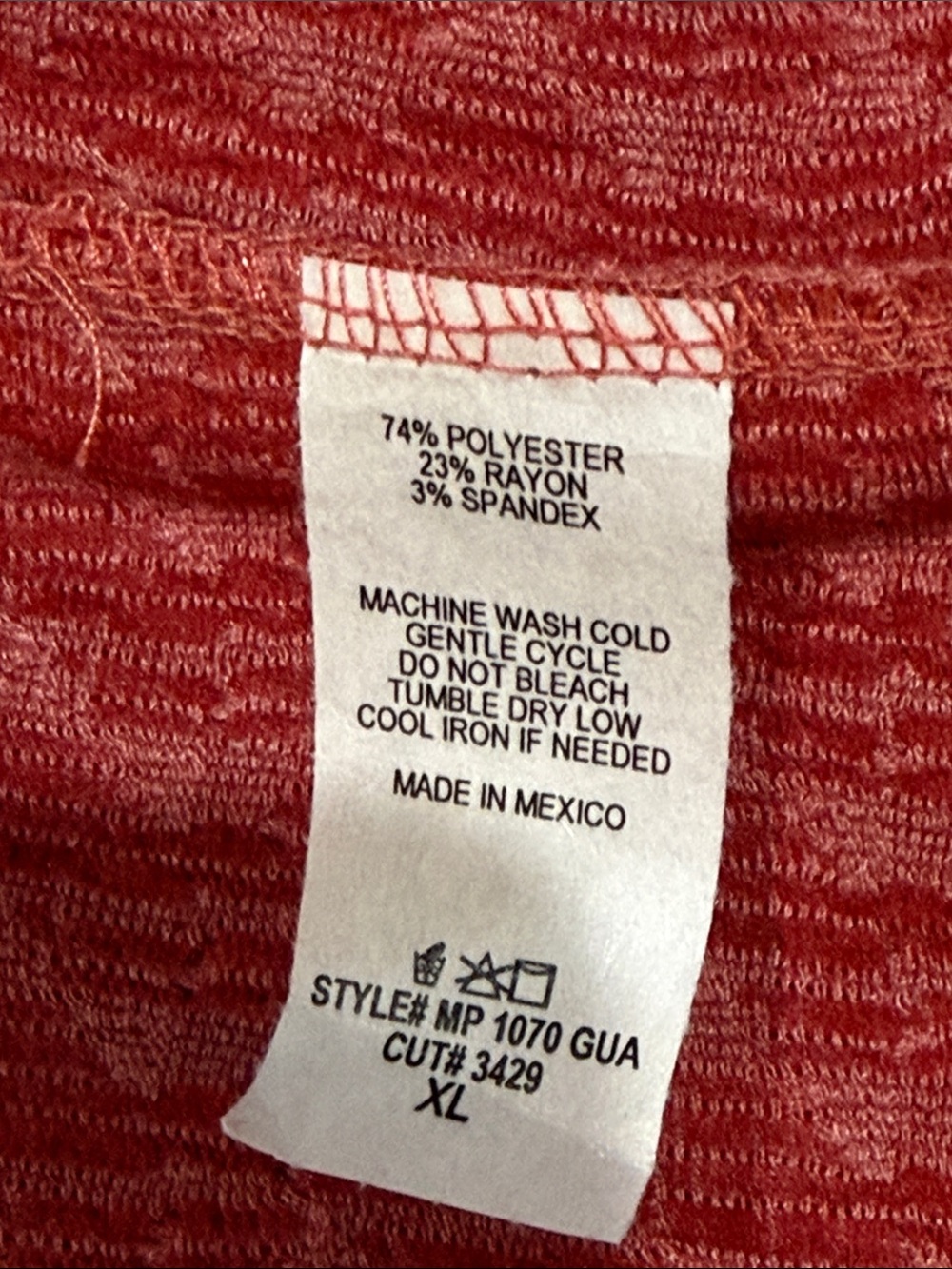 Women’s Textured Wide Leg Pants (XL) - Picture 6 of 6